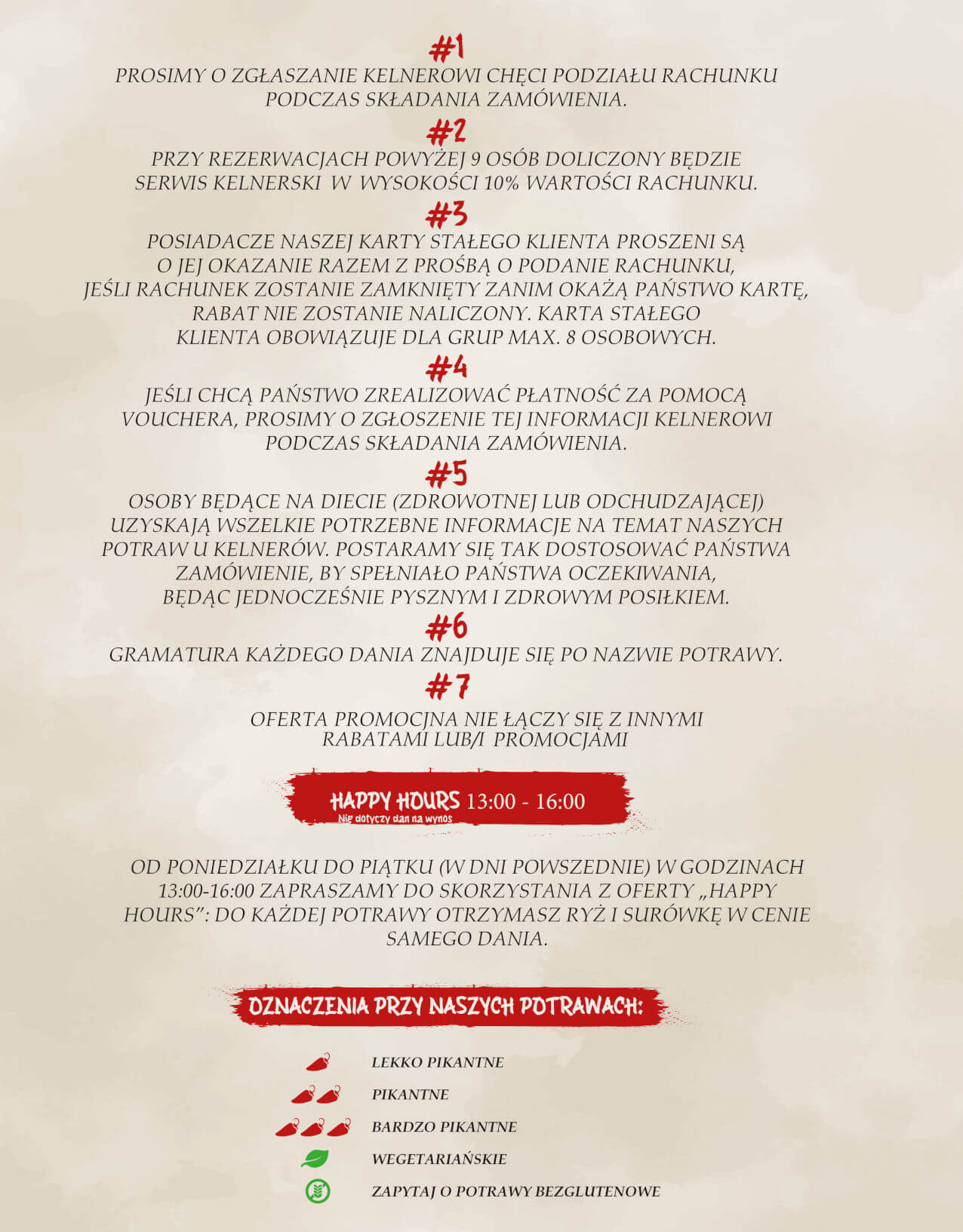 menu Złoty Imbir karta nr 2